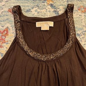 Michael Kors beaded tank , euc